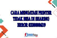 Cara Mengatasi Printer Tidak Bisa Di Sharing Error 0X000006d9