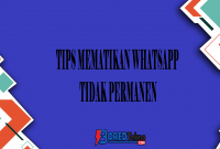 Tips Mematikan Whatsapp Tidak Permanen