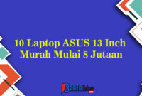 10 Laptop ASUS 13 Inch Murah Mulai 8 Jutaan