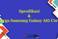 Spesifikasi & Harga Samsung Galaxy A03 Core