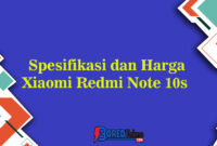 Spesifikasi dan Harga Xiaomi Redmi Note 10s