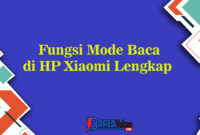 Fungsi Mode Baca di HP Xiaomi